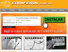 Tablet Screenshot of coniferalsacif.com.ar
